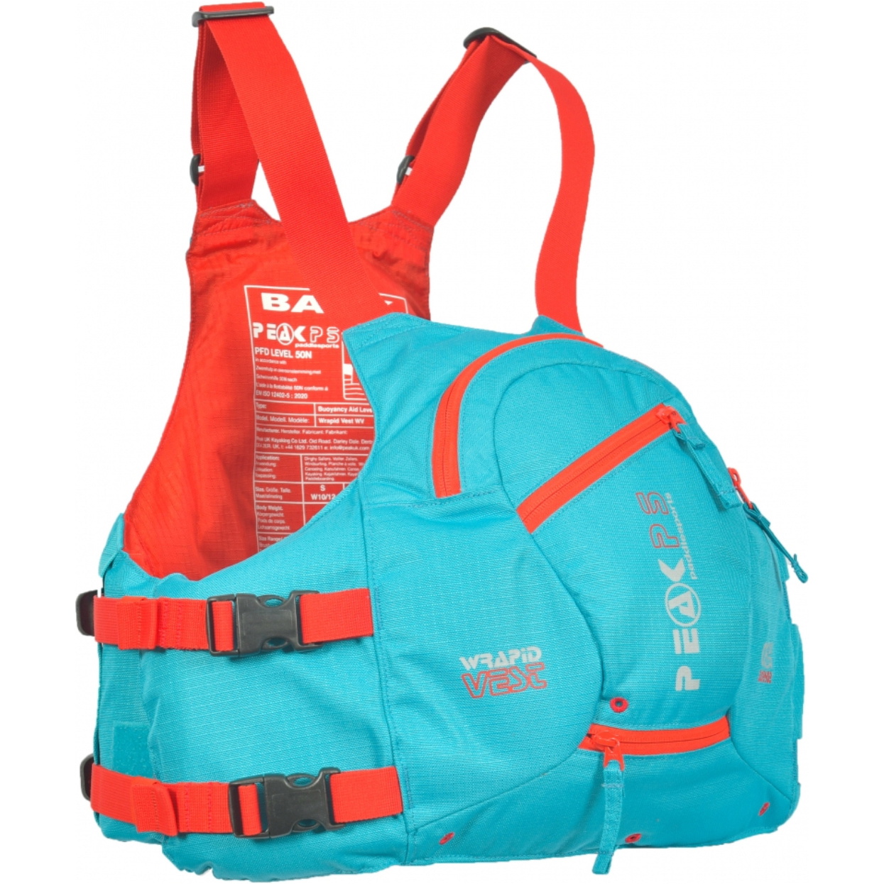 2026 Peak PS Womens Wrapid Buoyancy Aid Vest W26WV-BLU - Blue